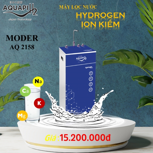 MÁY LỌC NƯỚC HYDROGEN ION KIỀM AQUAPIH2 ( NÓNG - LẠNH - NGUỘI)