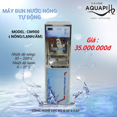 MÁY LỌC NƯỚC HYDROGEN ION KIỀM AQUAPIH2 ( NÓNG - LẠNH - ẤM)