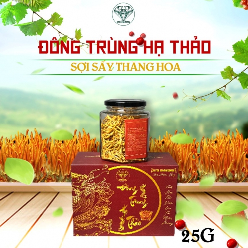 ĐÔNG TRÙNG HẠ THẢO SẤY THĂNG HOA KTS DIAMOND 25g