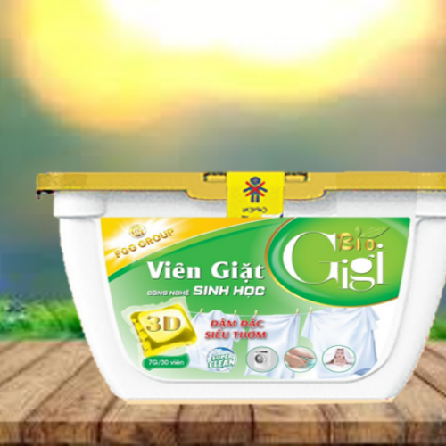 VIÊN GIẶT BIO GIGI - Hộp 30 viên