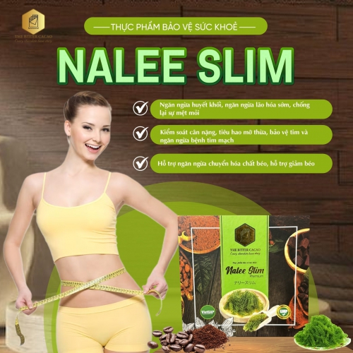 Nalee slim ca cao giảm cân dành cho con bú