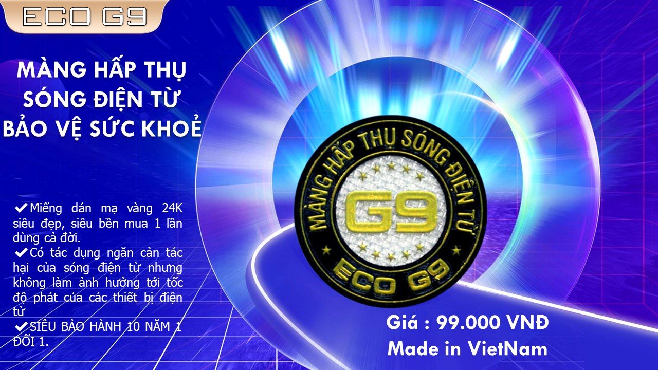 MÀNG HẤP THỤ SÓNG ĐIỆN TỪ - ECO G9